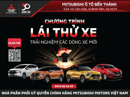 CHƯƠNG TRÌNH LÁI THỬ XE MITSUBISHI TẠI QUẬN BÌNH TÂN