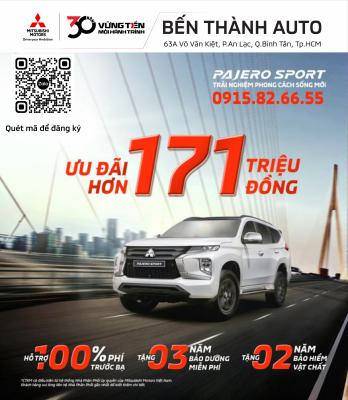 TIẾT KIỆM HƠN 171 TRIỆU ĐỒNG KHI MUA PAJERO SPORT