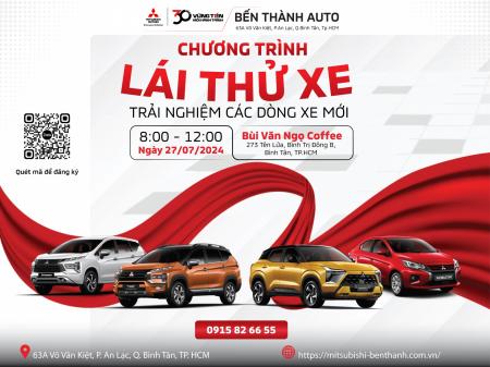 CHƯƠNG TRÌNH LÁI THỬ XE MITSUBISHI